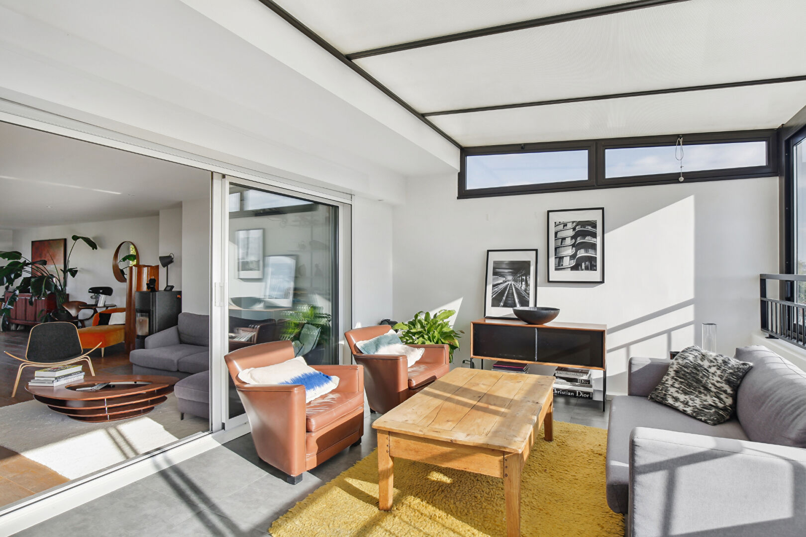 Superbe APPARTEMENT 5 pièces en duplex lumineux de 124 m² avec terrasse couverte  de 28 m² plein sud à 8 mn RER