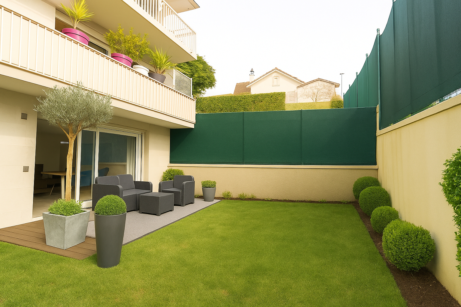 REZ DE JARDIN à Chatou Appartement 3 pièces de 71.87 m2 AVEC JARDIN de 48 m²