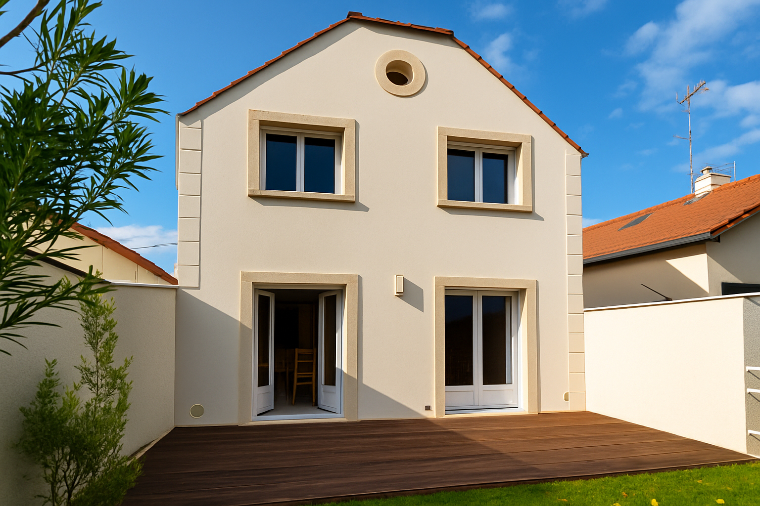 CHATOU maison récente de 2010 avec 3 chambres  sur terrain de 186 m²