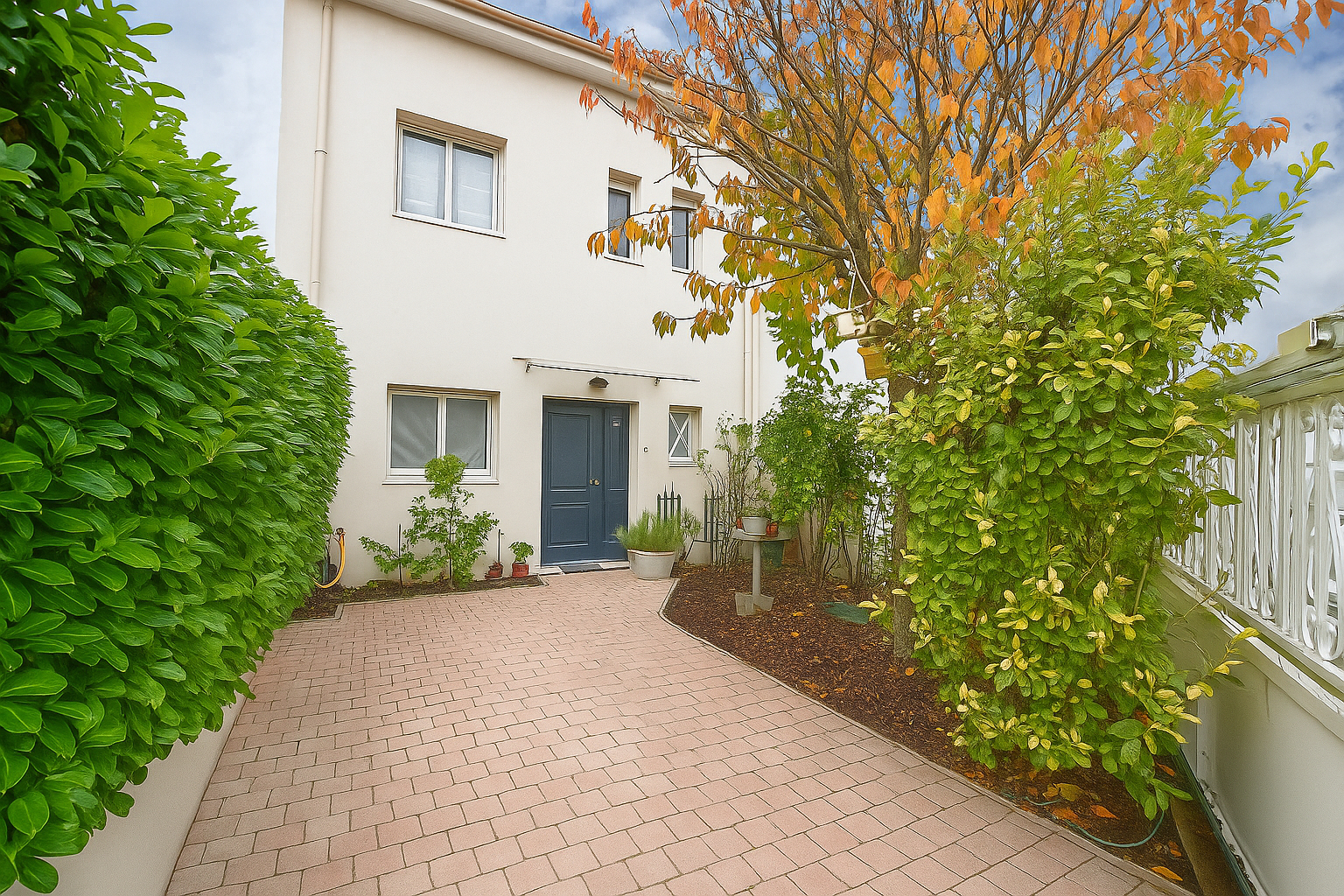 Maison de 117 m² loi carrez et 135 m² au sol avec 4 chambres sur terrain de 265 m²