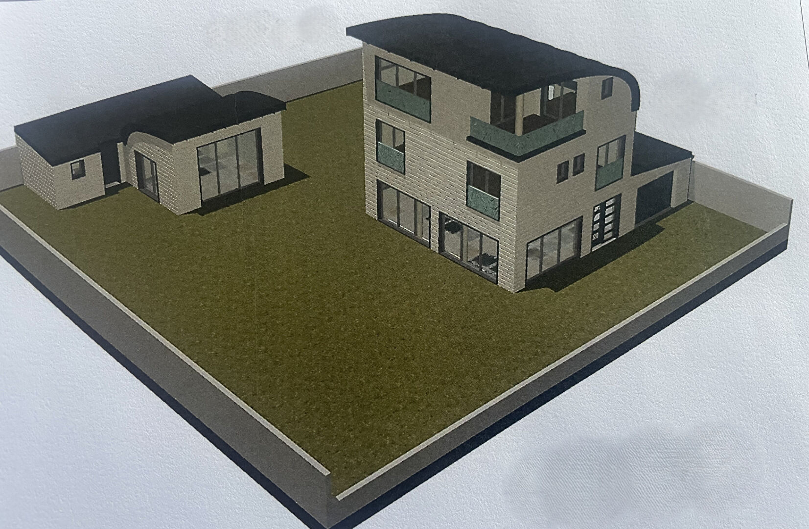 CROISSY-SUR-SEINE – MAISON AVEC PROJET D&rsquo;AGRANDISSEMENT – DEPENDANCE AMENAGEE –  TERRAIN DE 714 M²