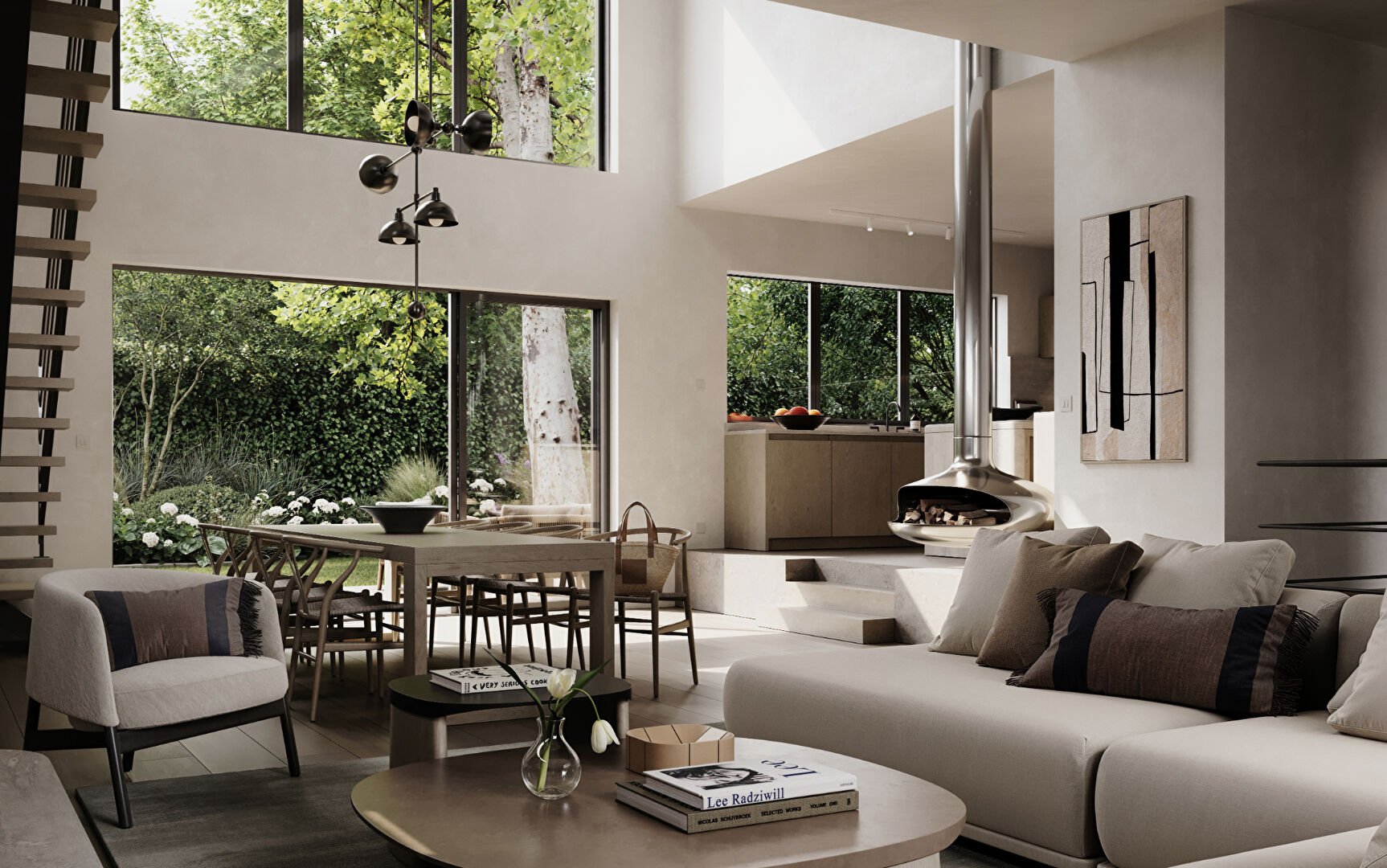 BAS DE CHATOU, FRAIS DE NOTAIRES REDUITS – MAISON D&rsquo;ARCHITECTE NEUVE DE 196 M² – TERRAIN 401 M² –