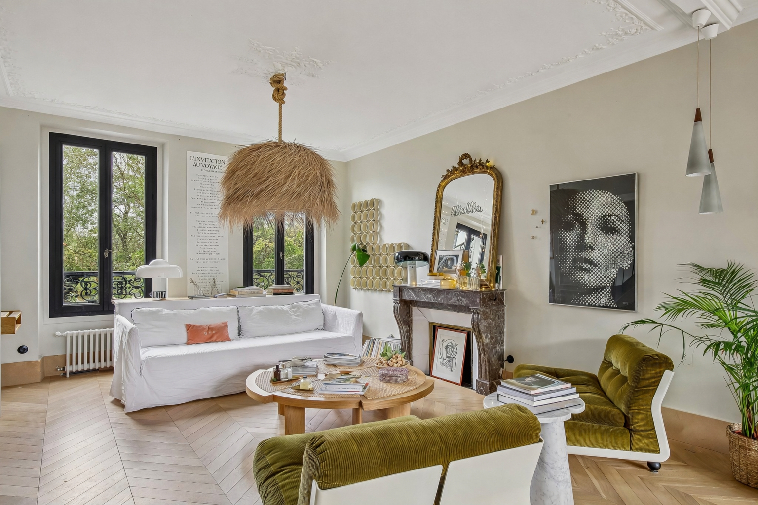 BAS DE CHATOU – HYPER CENTRE – CHARMANTE MAISON MANSART DE 1890 – 5 CHAMBRES – TERRAIN 489 M² – 4 MN RER