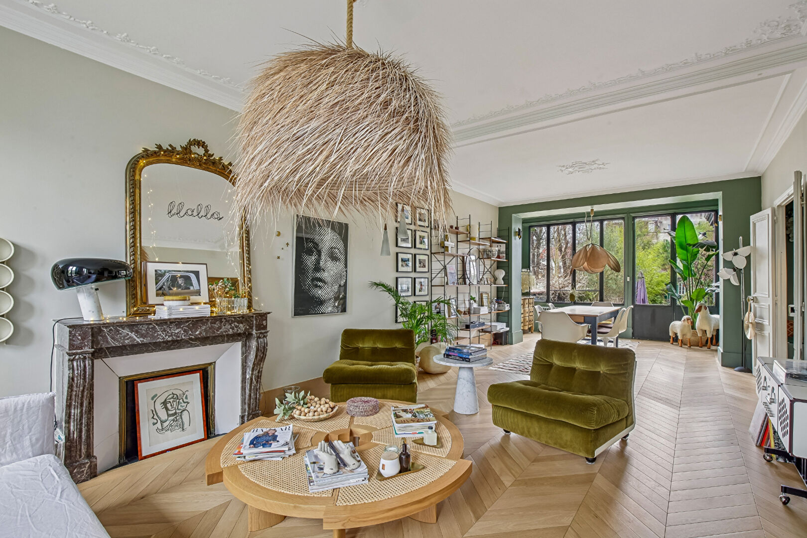 BAS DE CHATOU – HYPER CENTRE – CHARMANTE MAISON MANSART DE 1890 – 5 CHAMBRES – TERRAIN 489 M² – 4 MN RER