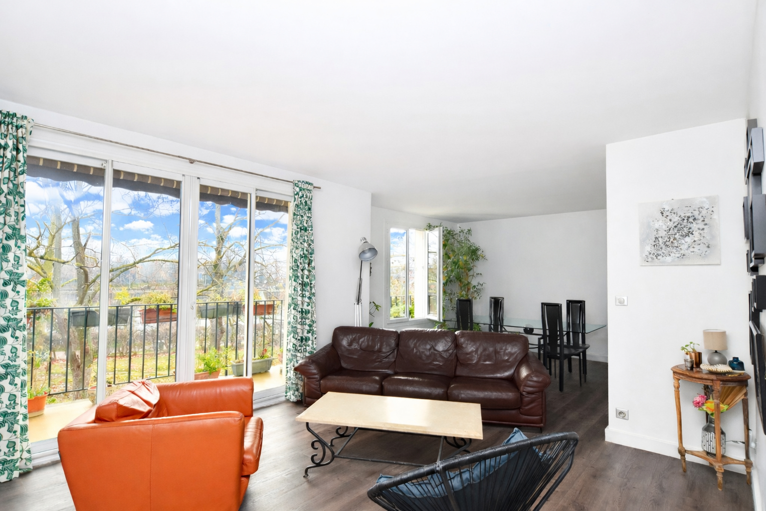 CHATOU – APPARTEMENT 4 PIECES 87 M² – 3 CHAMBRES – TRES LUMINEUX – BALCON SUD-EST – AU CALME