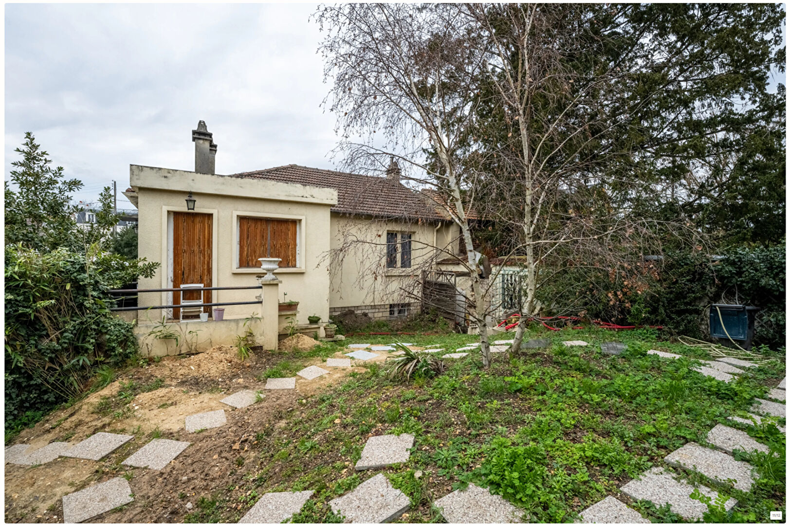 BAS DE CHATOU – MAISON DE 74 M² – GROS POTENTIEL – TERRAIN 634 M²