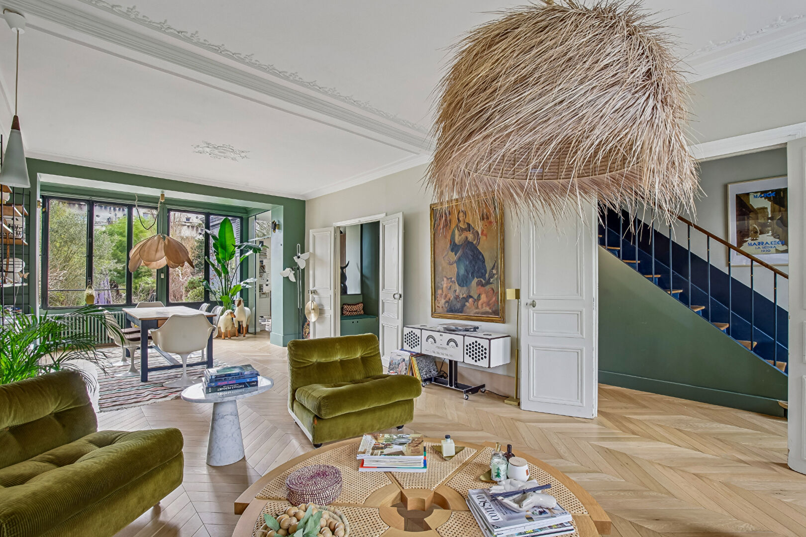 BAS DE CHATOU – HYPER CENTRE – CHARMANTE MAISON DE 1890  – 5 CHAMBRES – TERRAIN 488 M² – 4 MN RER