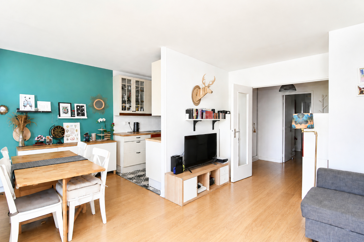 BAS DE CHATOU – 7 MN RER – APPARTEMENT 2 CHAMBRES – 69 M² – CAVE ET PARKING