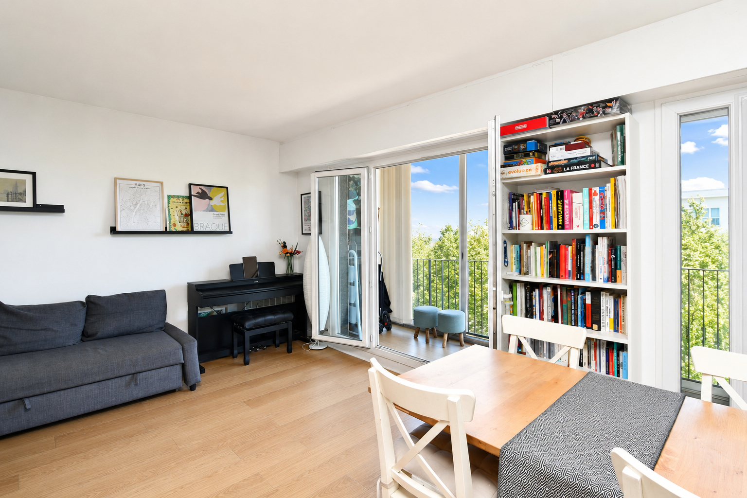 BAS DE CHATOU – 7 MN RER – APPARTEMENT 2 CHAMBRES – 69 M² – CAVE ET PARKING