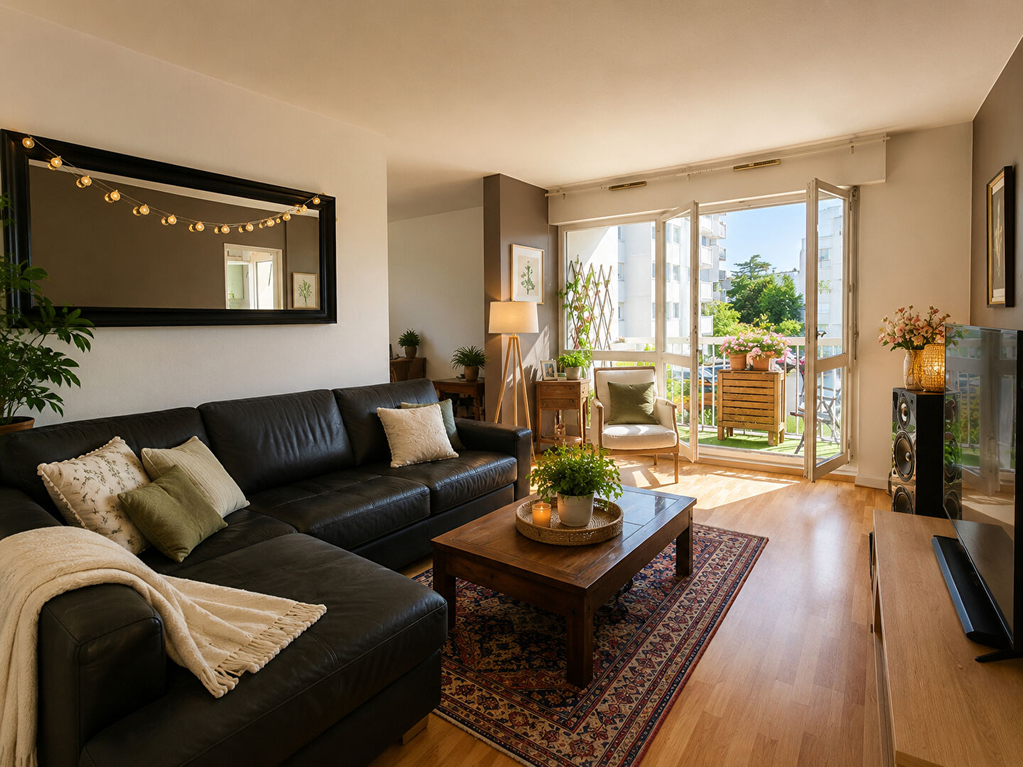 CHATOU Appartement 4 pièces de 77 m² avec baclcon