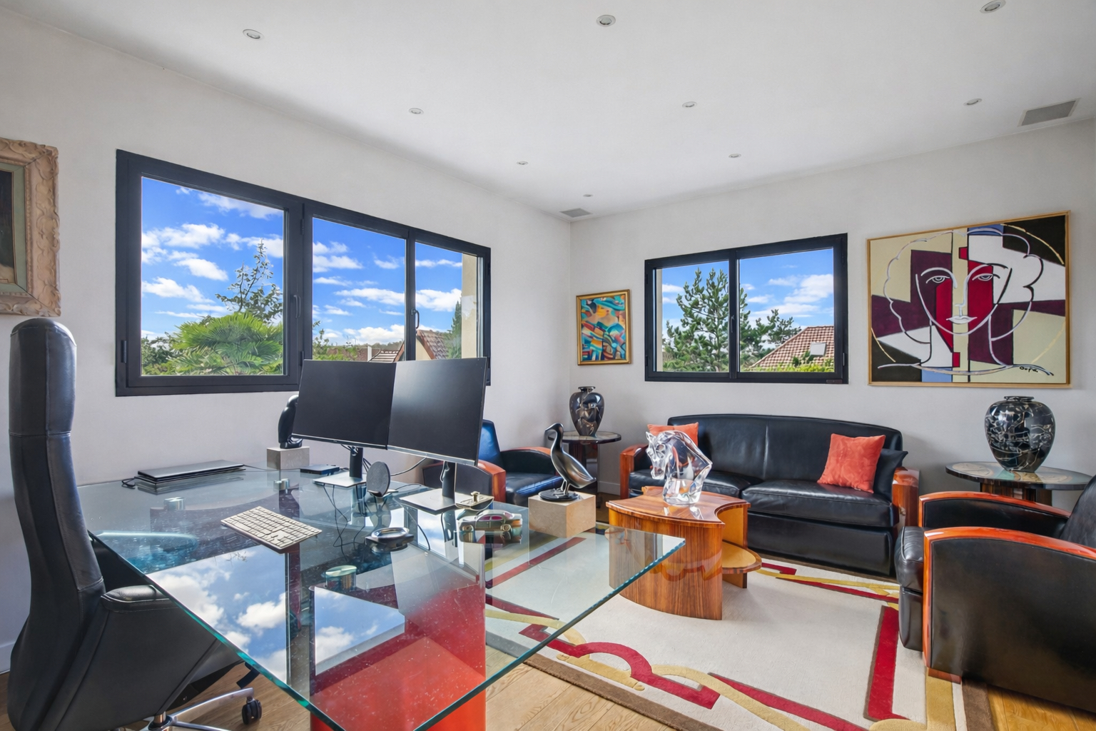 CROISSY-SUR-SEINE – MAISON CONTEMPORAINE DE 236 M² – TERRAIN  984 M² – LUMINEUSE – AU  CALME- PROCHE COMMERCES ET ECOLES
