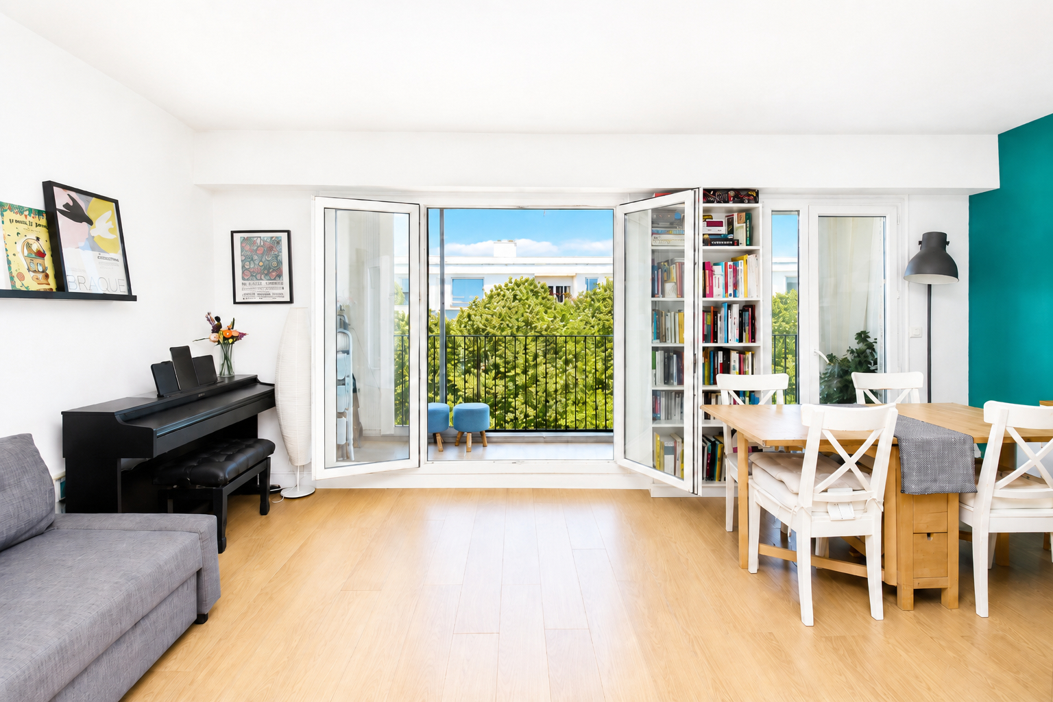 BAS DE CHATOU – 7 MN RER – APPARTEMENT 2 CHAMBRES – 69 M² – CAVE ET PARKING