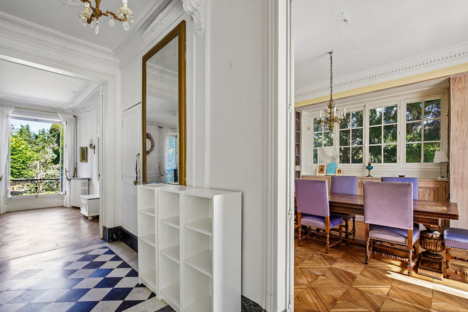 BAS DE CHATOU – TRIANGLE D&rsquo;OR – HOTEL PARTICULIER NAPOLEON III – TERRAIN 2031 M²
