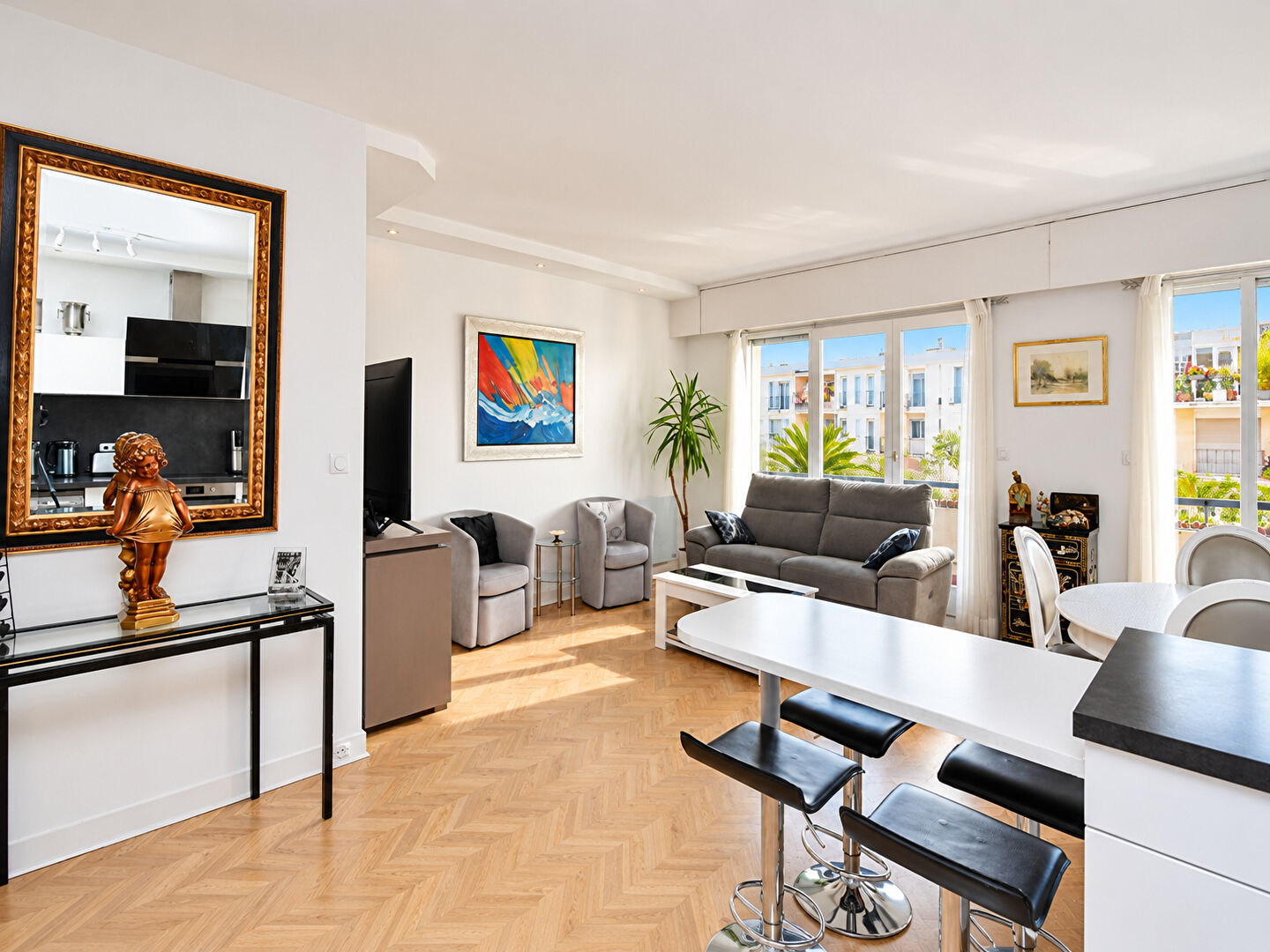 BAS DE CHATOU – 7 MN RER – APPARTEMENT 2 CHAMBRES – 68 M² – CAVE ET PARKING