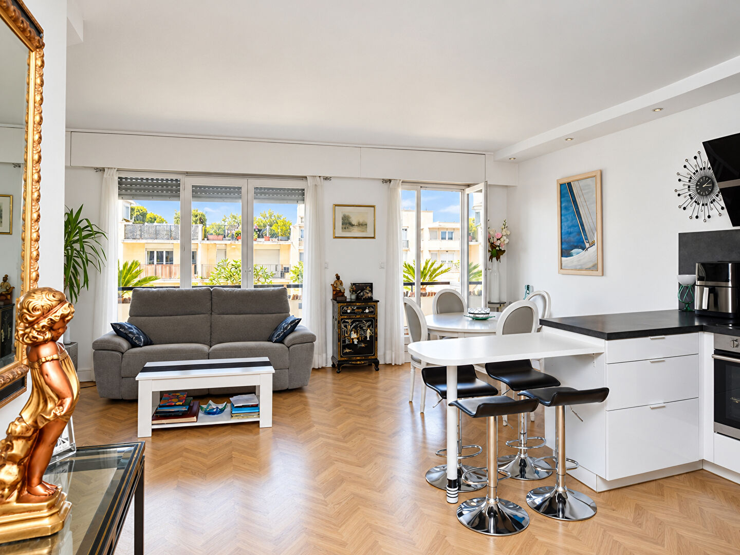 BAS DE CHATOU – 7 MN RER – APPARTEMENT 2 CHAMBRES – 68 M² – CAVE ET PARKING