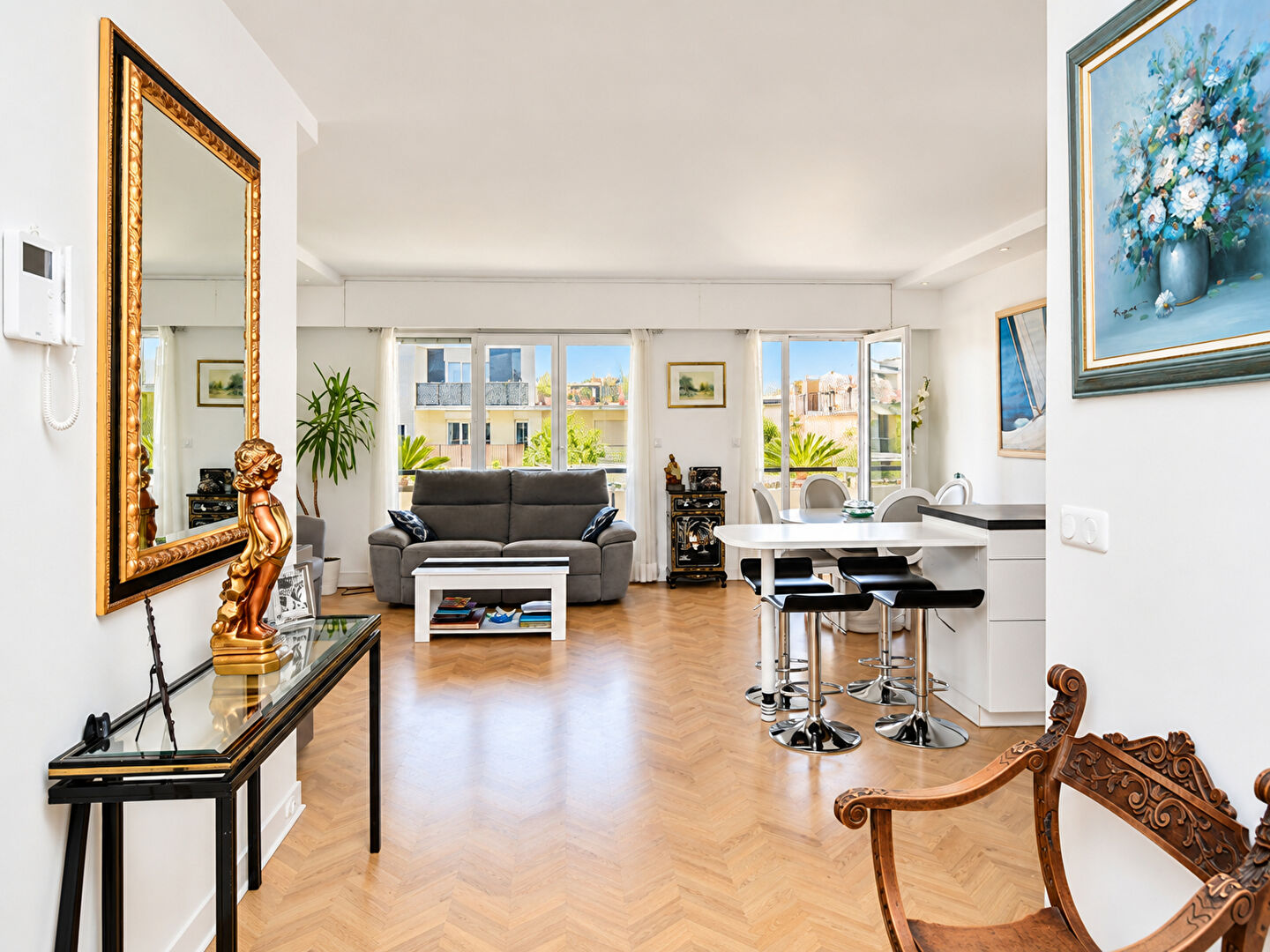 BAS DE CHATOU – 7 MN RER – APPARTEMENT 2 CHAMBRES – 68 M² – CAVE ET PARKING