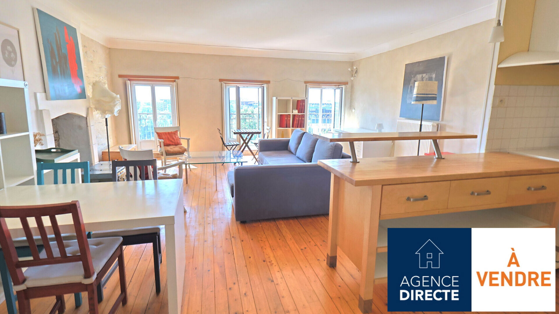 Photo Grand T2 de 71 m²  vue dégagée sur la Loire image 2/6