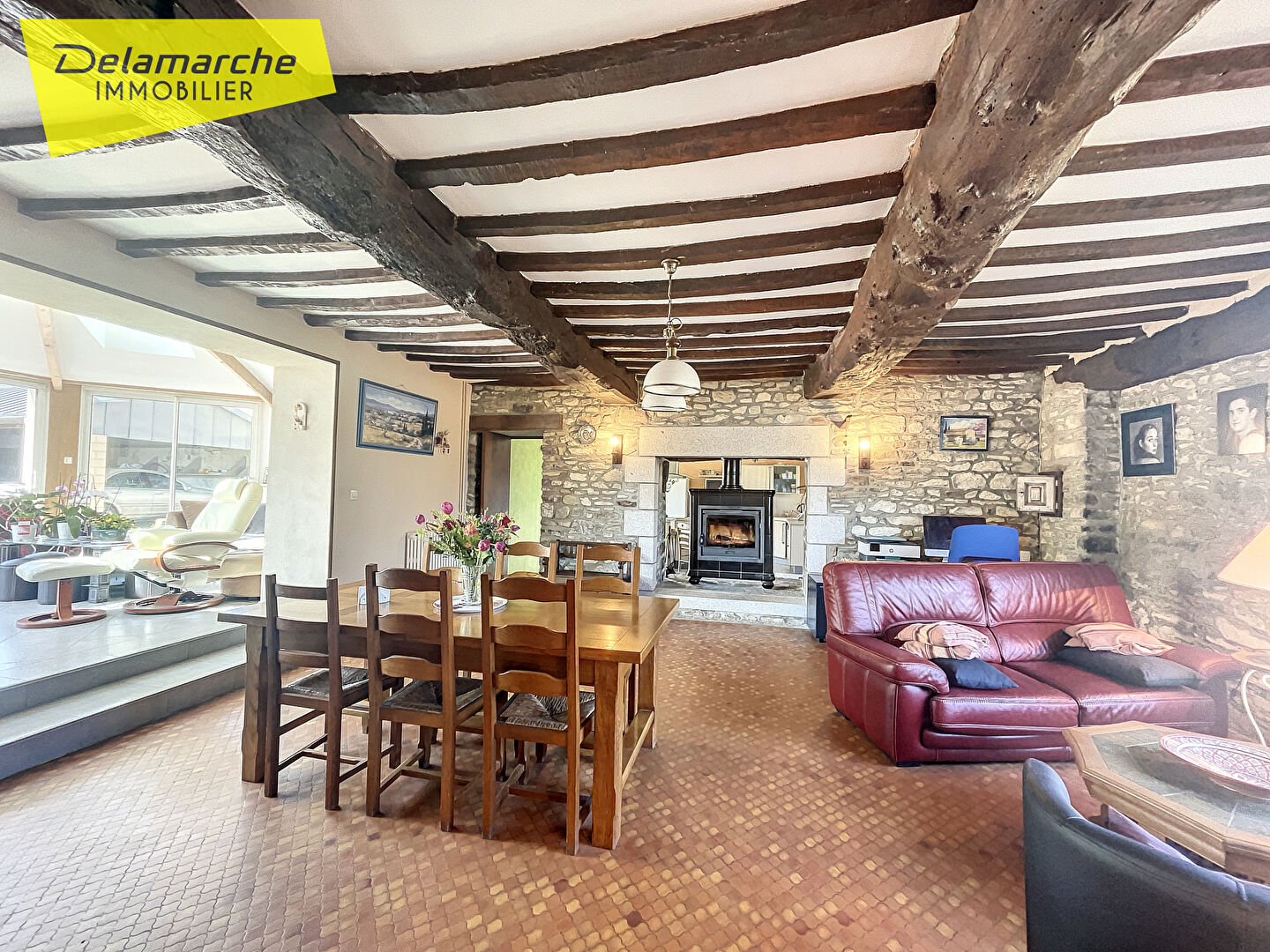 Photo Maison Bricqueville Sur Mer  11 pièces avec 2 gites et chambre d'hôte image 4/6