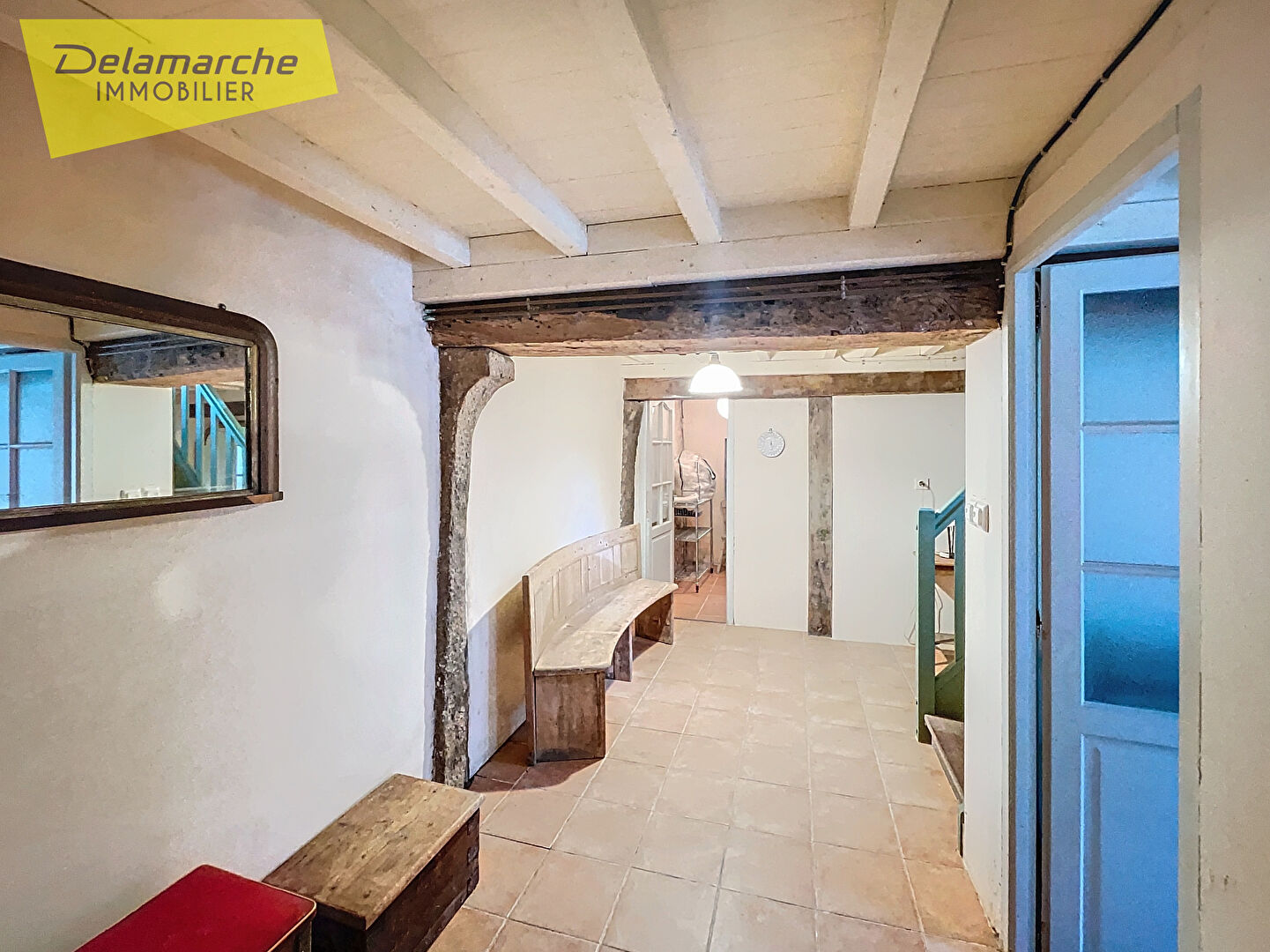 Photo EXCLUSIVITE Sourdeval (50150)ancien Moulin rénové en pleine nature 5 pièces  sur env. 1ha de terrain boisé. image 6/6