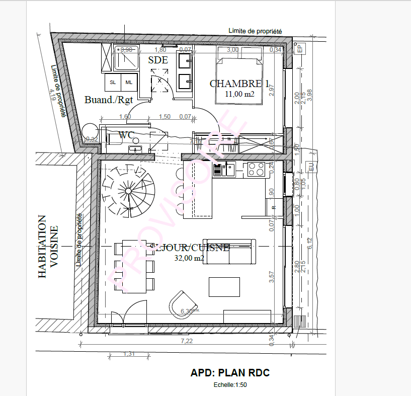 Photo Garage à rénover à La Haye Pesnel avec permis accepté image 4/6