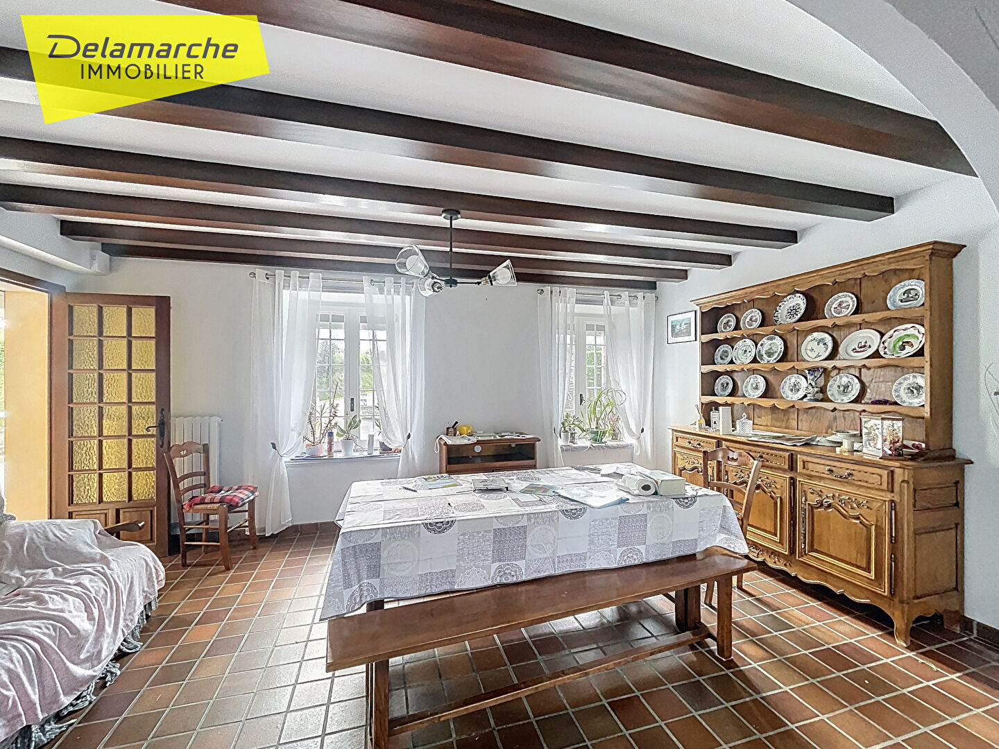 Photo Maison en pierres avec dépendance Tourneville Sur Mer  7 pièces 151 m2 image 5/6