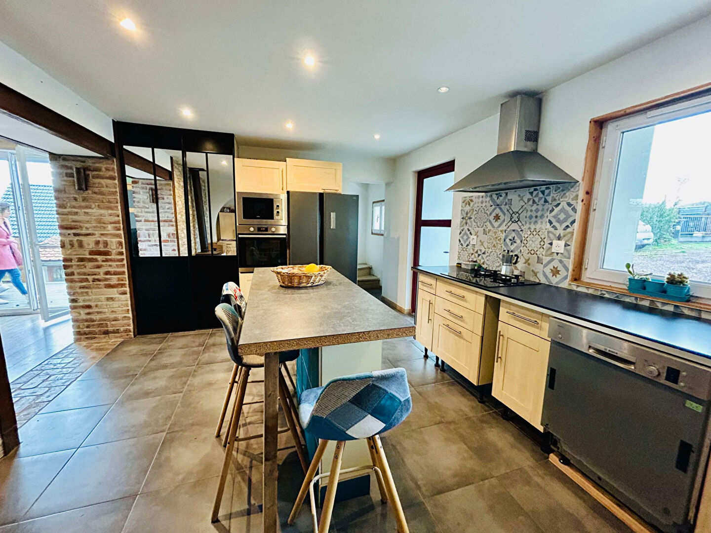 Maison indépendante à Peuplingues de 124 m2, en semi plain-pied, 3 chambres, jardin, grand garage