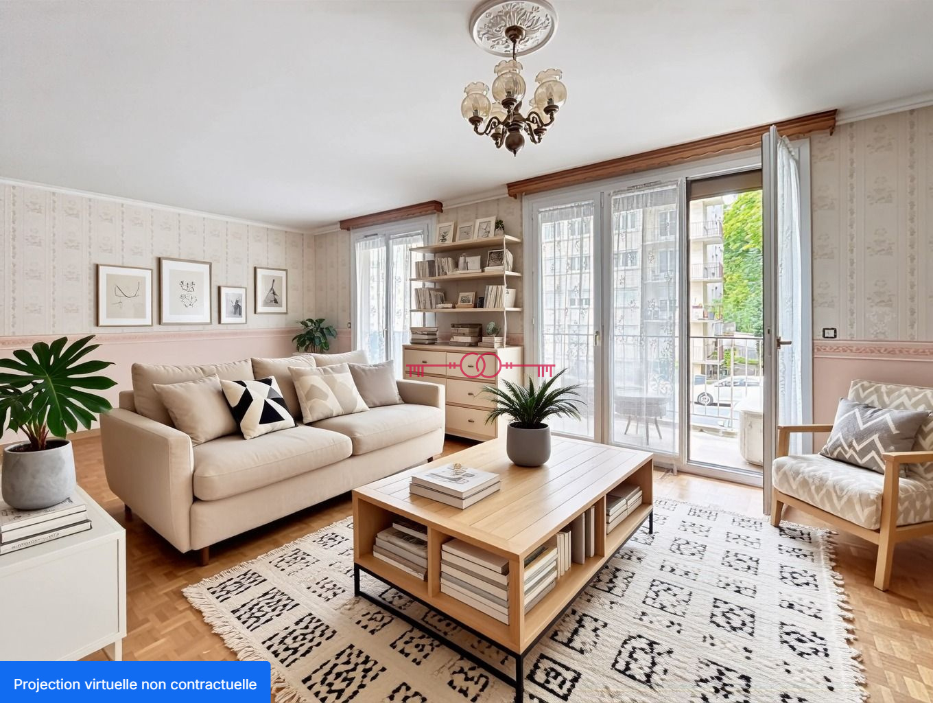 Photo Appartement T3 avec garage et balcon image 1/6