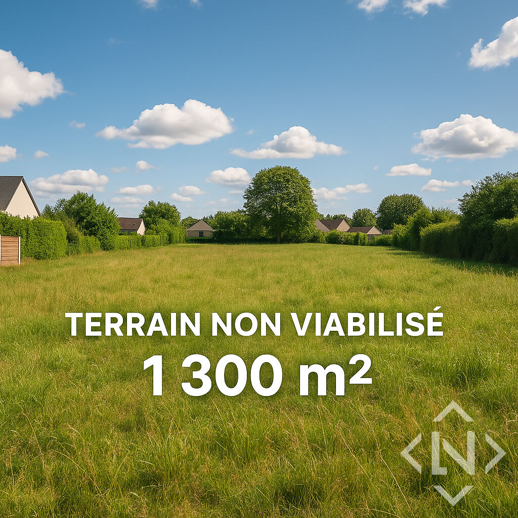 Photo Terrain Troarn 1300 m2 image 2/6