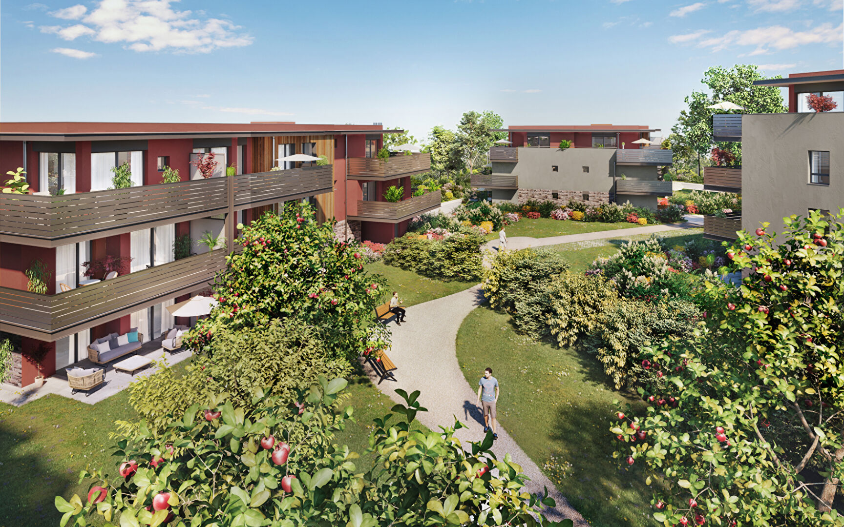 Dernier étage - Vente d'un appartement 5 pièces (117.82m²)  dans programme neuf à THONON LES BAINS