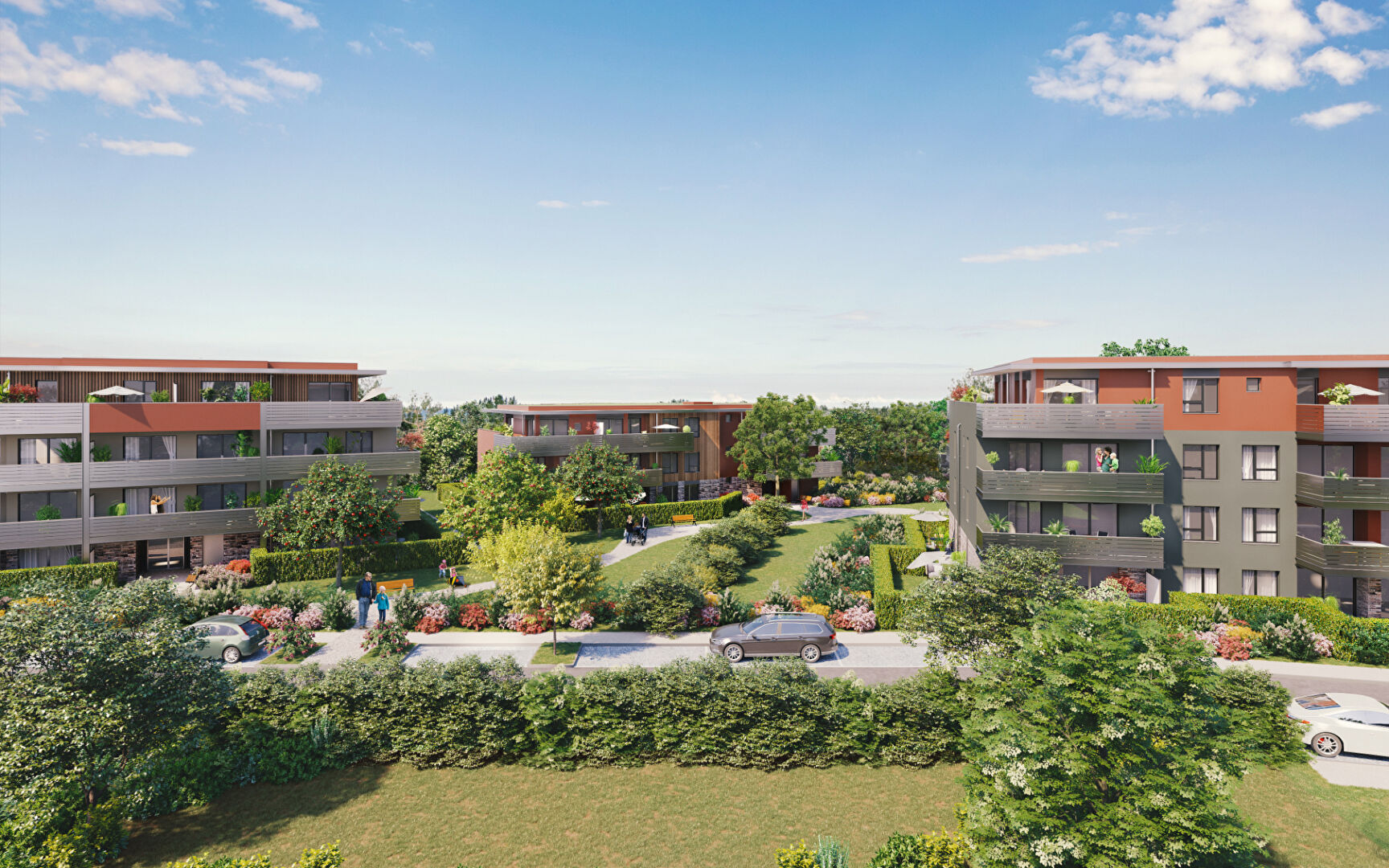 Photo Dernier étage - Vente d'un appartement 5 pièces (117.82m²)  dans programme neuf à THONON LES BAINS image 4/6