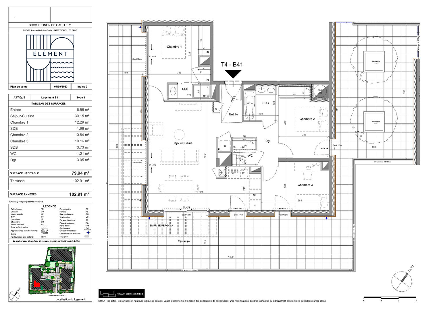Photo THONON LES BAINS - Appartement T4 - 79.94m² image 2/4