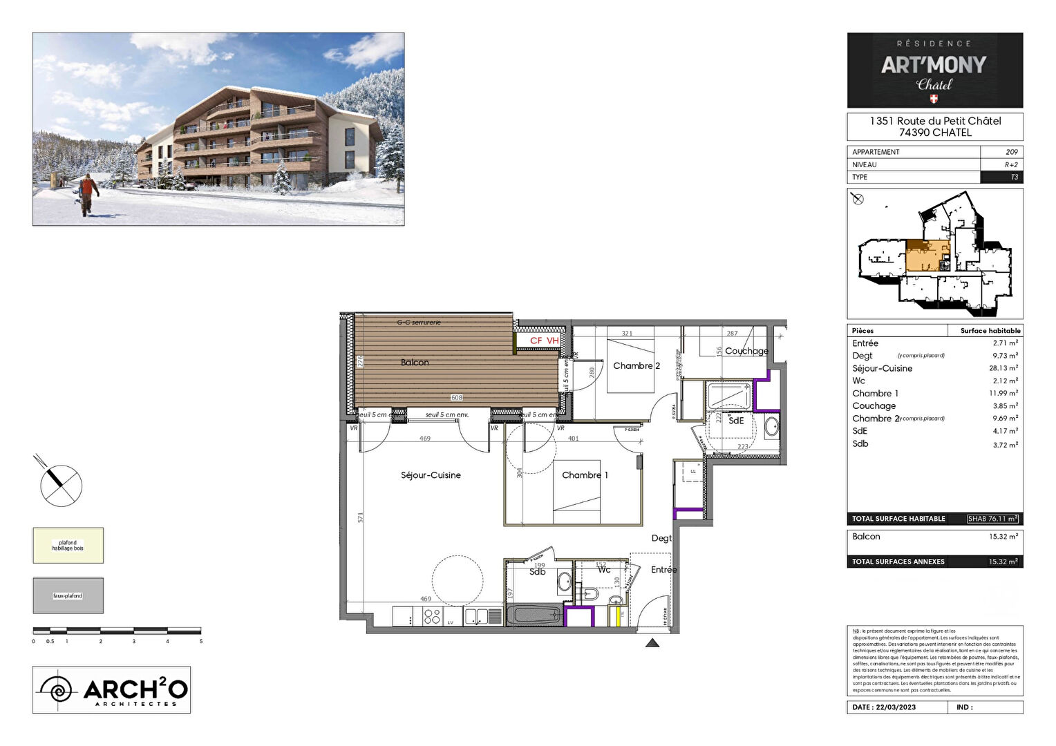 Photo Nouveauté - CHATEL - Appartement standing T3 image 2/4