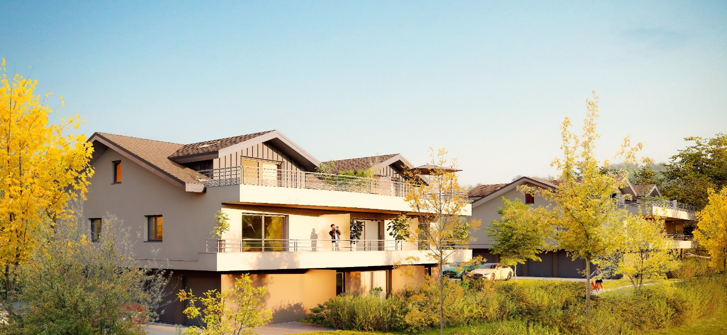 Photo THONON quartier Ripaille / Concise - T3 dernier étage avec terrasse, parking, garage et cave image 2/6