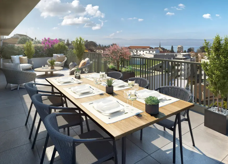 Photo THONON Proche centre - Attique de 110m² + terrasses 89m² image 4/5