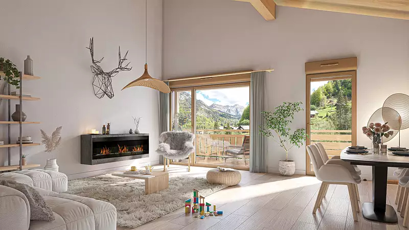 Photo LES CHALETS DES CIMES - Appartement T2 - 45.61m² image 4/4