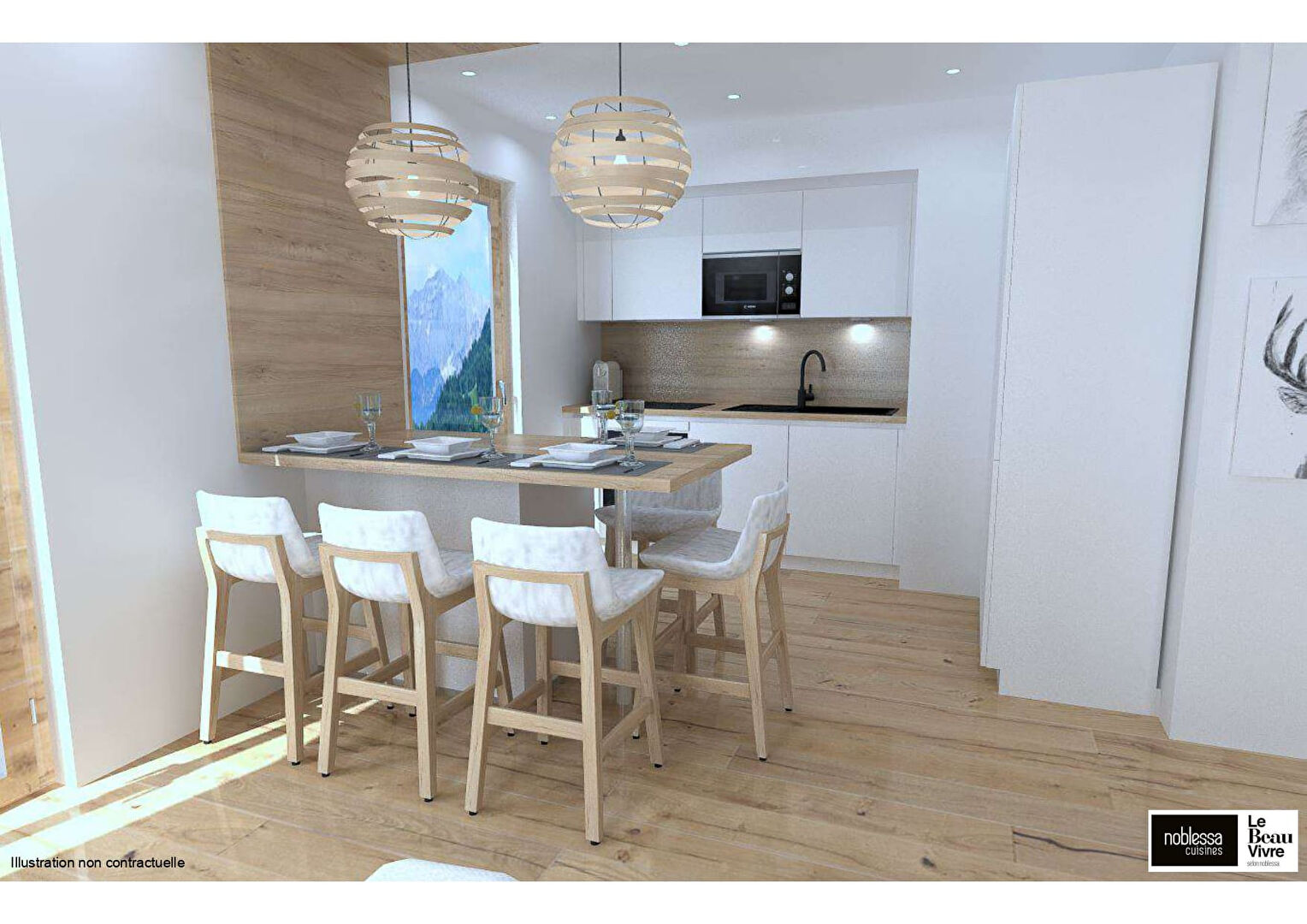 LE KAIRN - MONTRIOND - Appartement T3 + cabine - 73.95m²