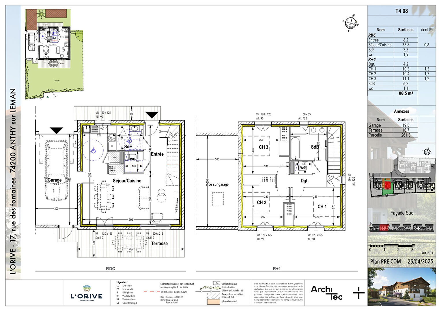 Photo L'ORIVE - ANTHY SUR LÉMAN - Maison 4 pièces de 88.5m² image 2/5