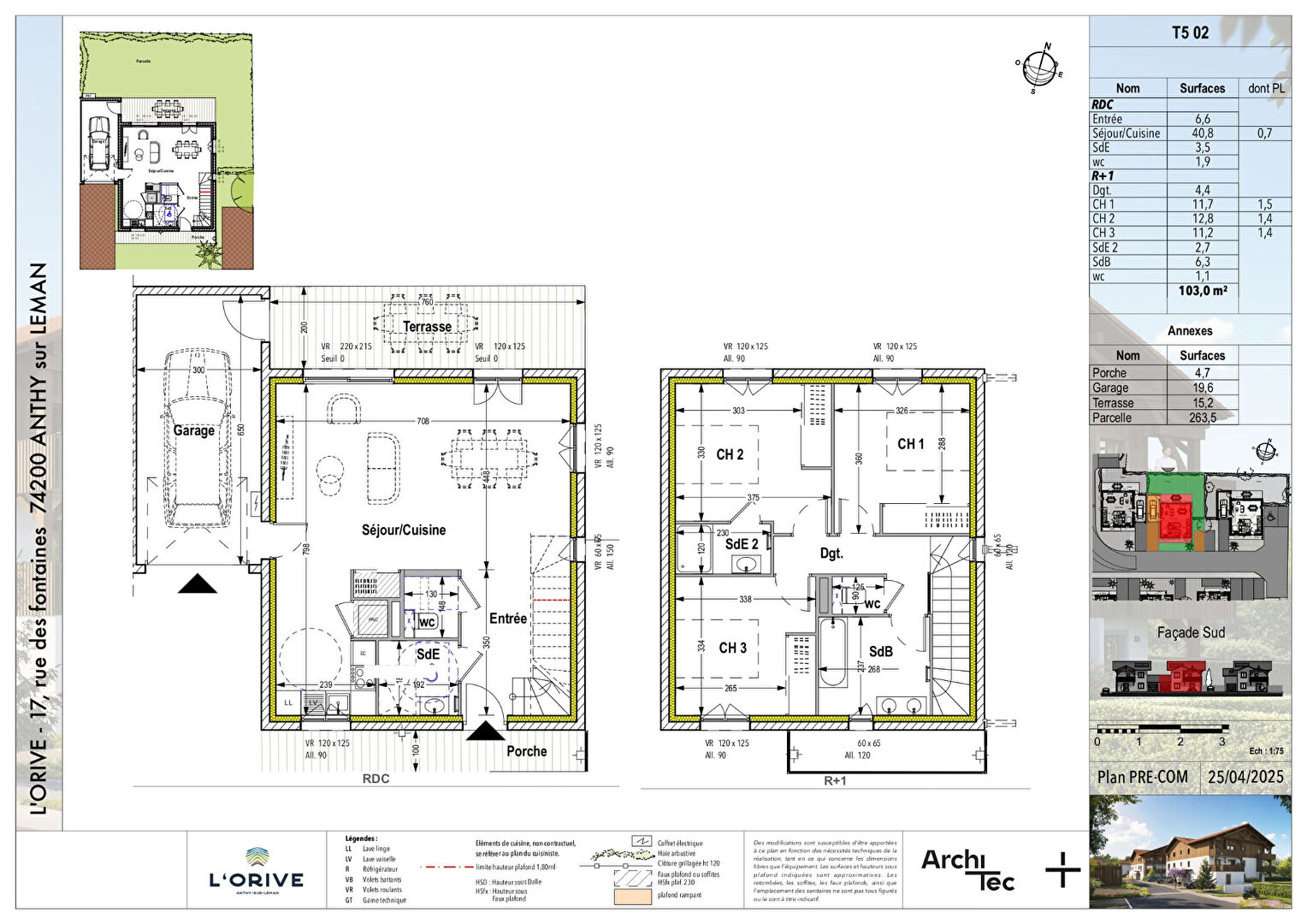 Photo L'ORIVE - ANTHY SUR LÉMAN - Maison 4 pièces de 103m² image 2/5