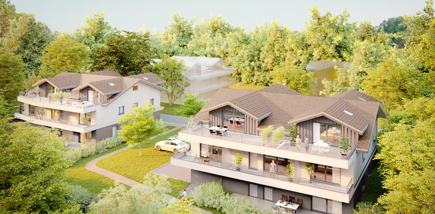 THONON quartier Ripaille / Concise - T2 en rez avec garage, parking et cave