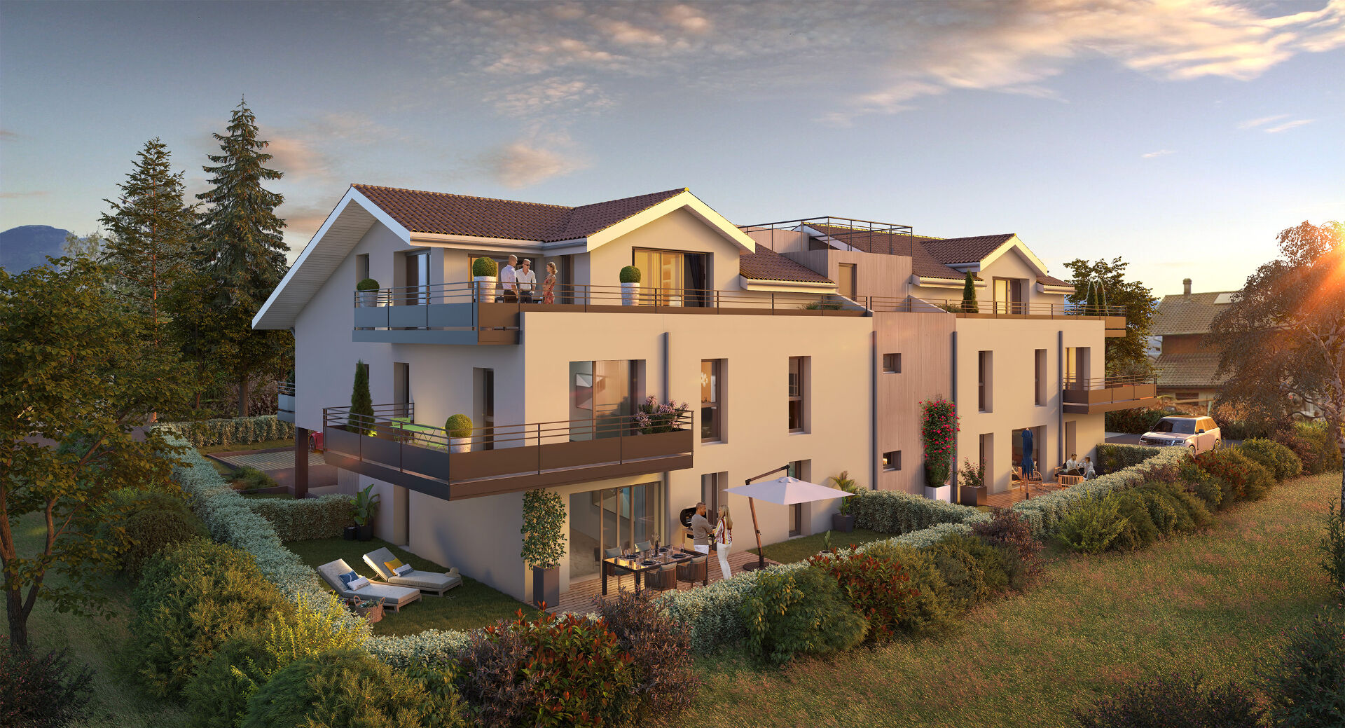 MESSERY - T3 de 84.30m² - Rez de jardin