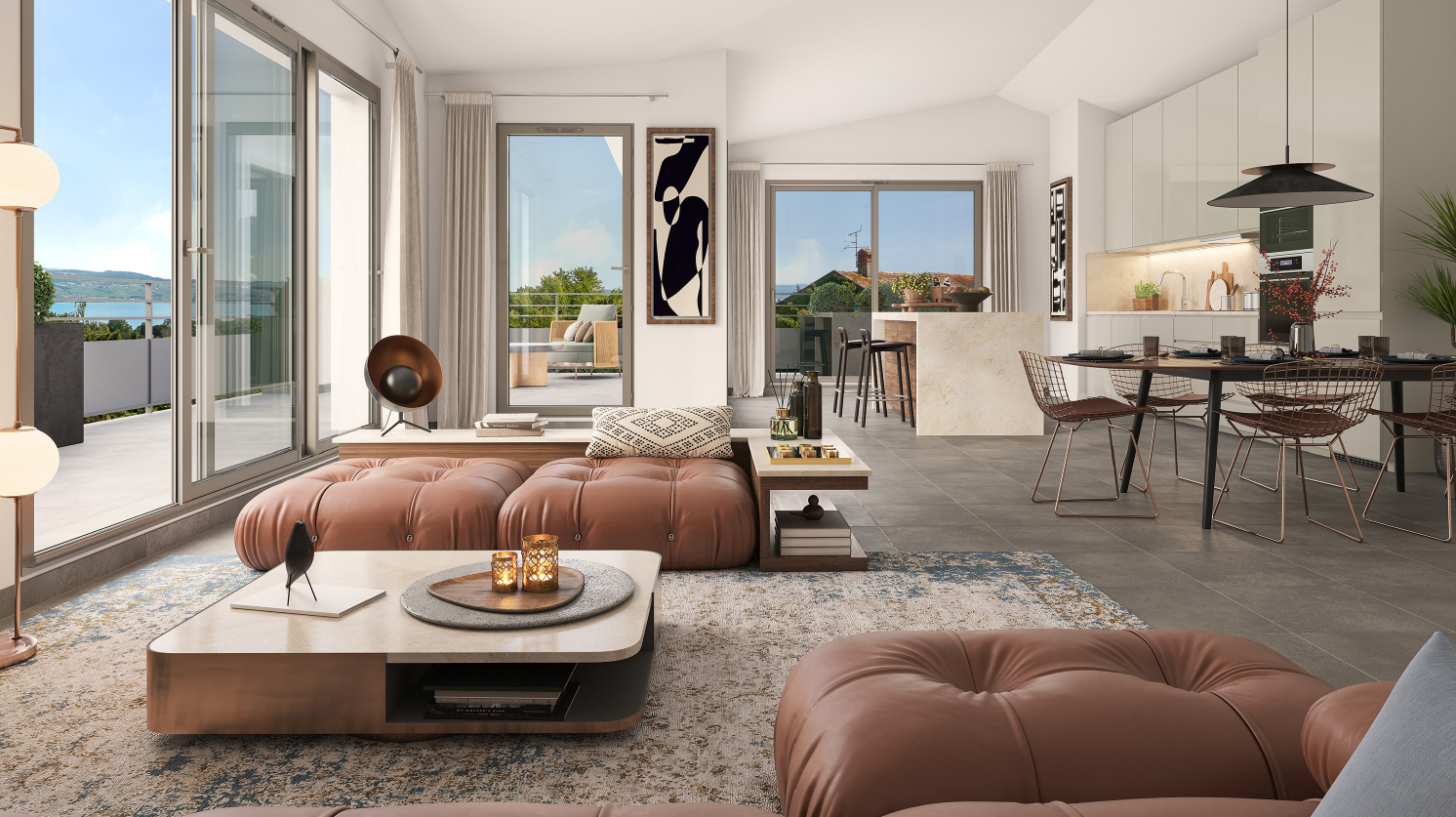 Photo MESSERY - T4 de 104.2m² - Vue Lac image 1/5