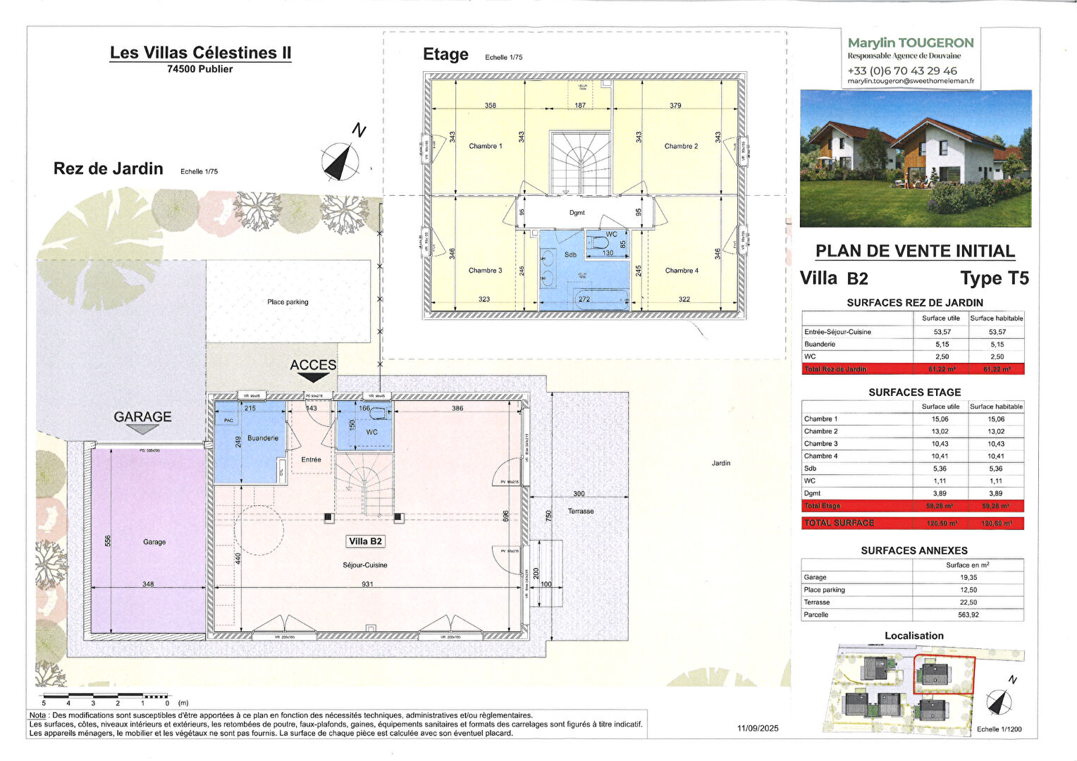 Photo Maison Publier 5 pièce(s) 124 m2 image 2/2