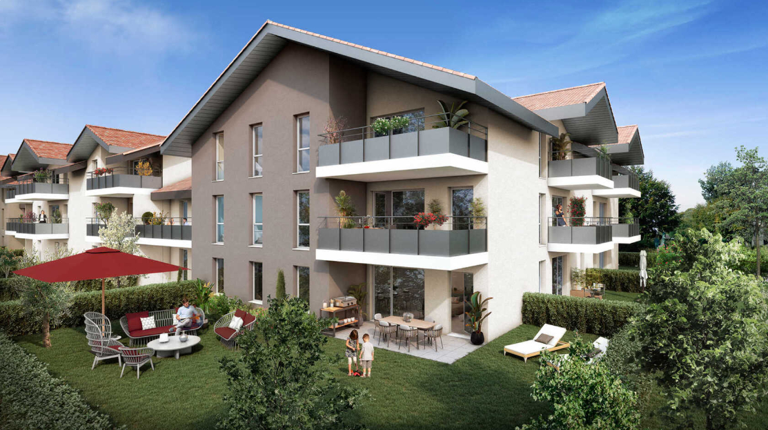 ALLINGES - Appartement T3 en rez-de-jardin - 59.41m²