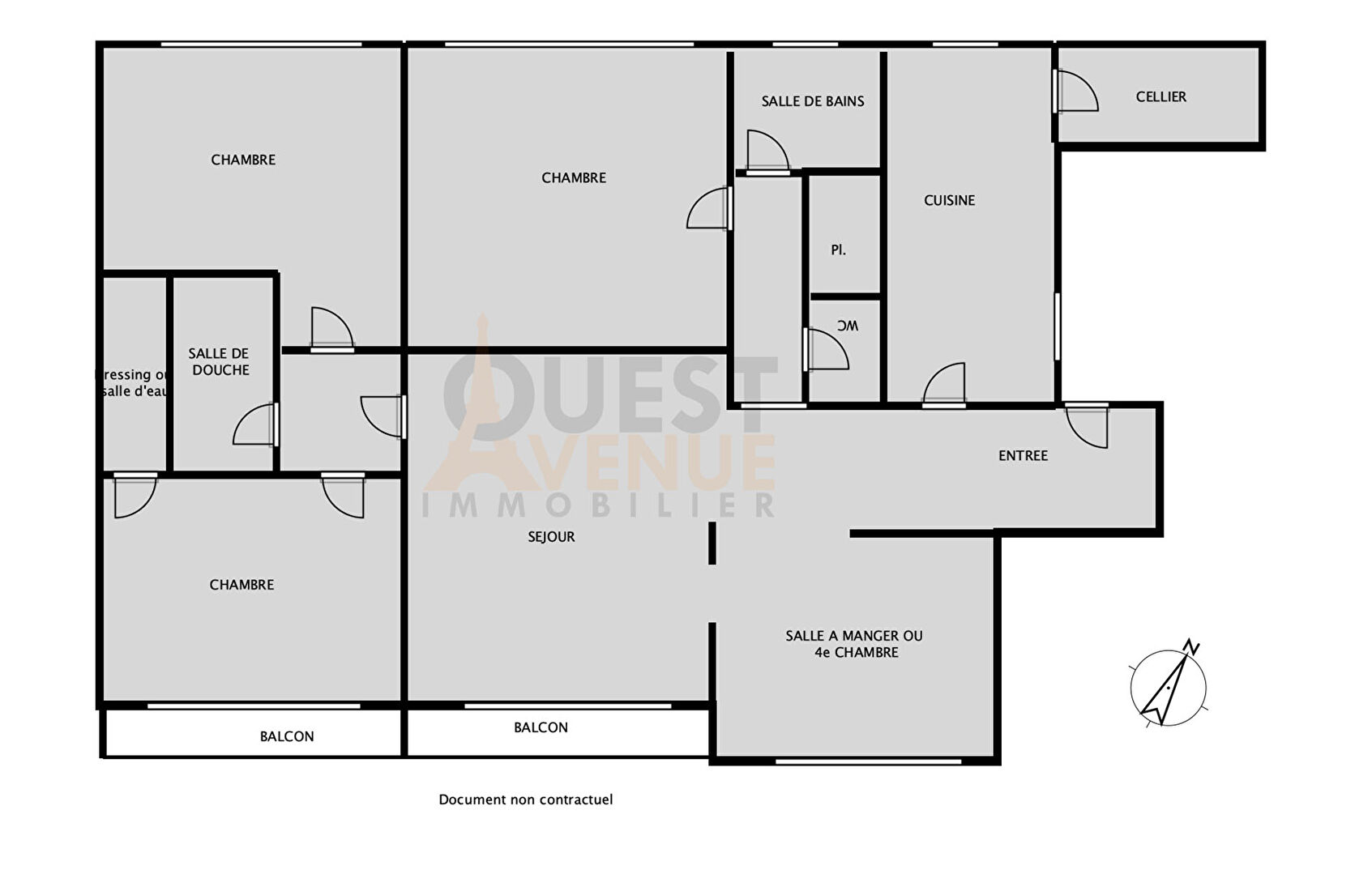 Photo Appartement Vaucresson 5 pièce(s) 131m2 image 6/6