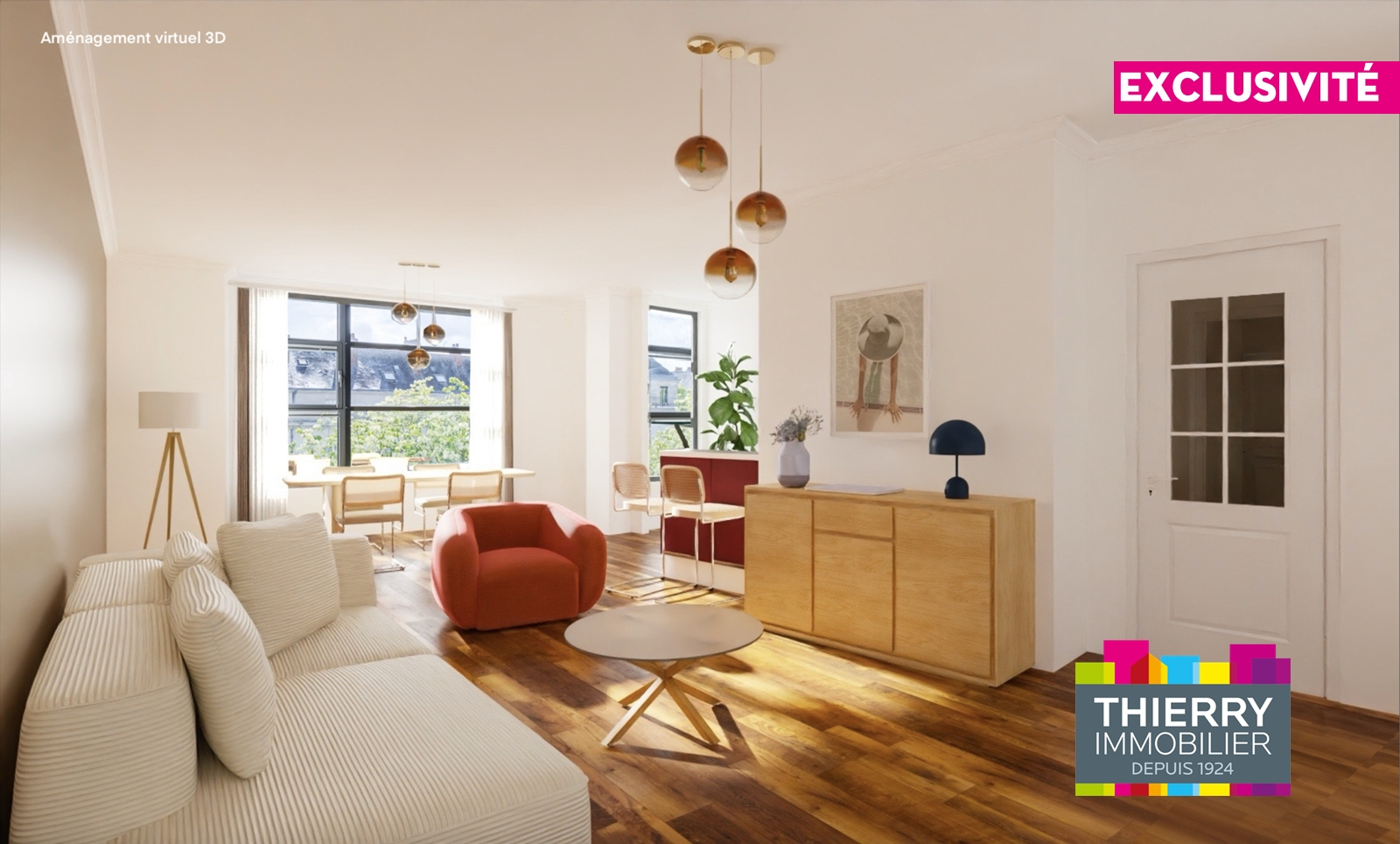 GRAND T3 - CENTRE VILLE