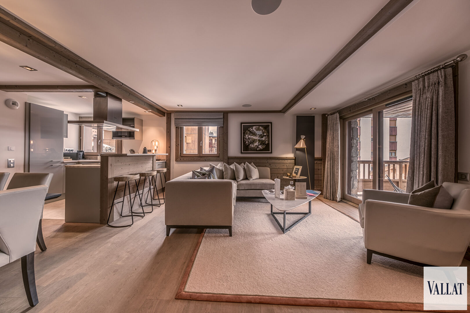 Photo Appartement 2 chambres dans résidence avec piscine-spa Courchevel 1850 image 4/6