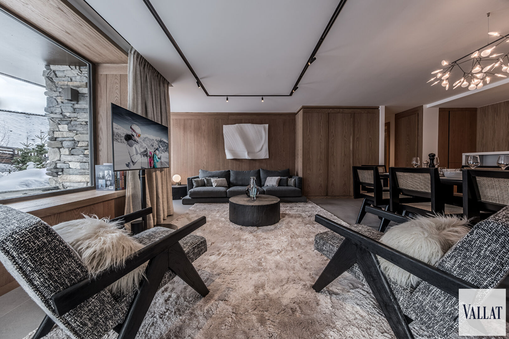 Appartement 4 chambres en-suites skis aux pieds Courchevel 1850