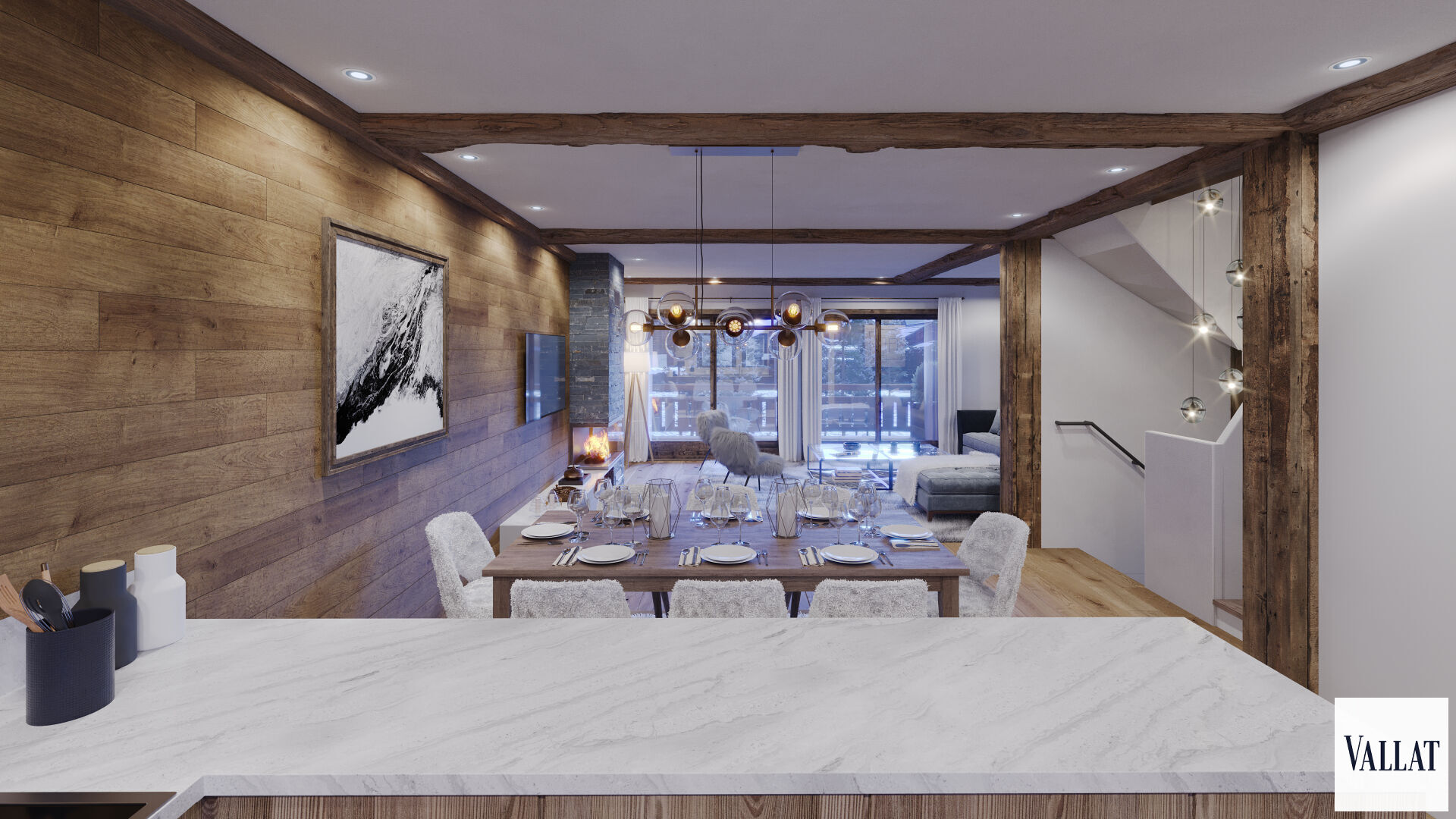 Demi-Chalet d'Exception à Praz-sur-Arly : 6 Pièces, 159 m²