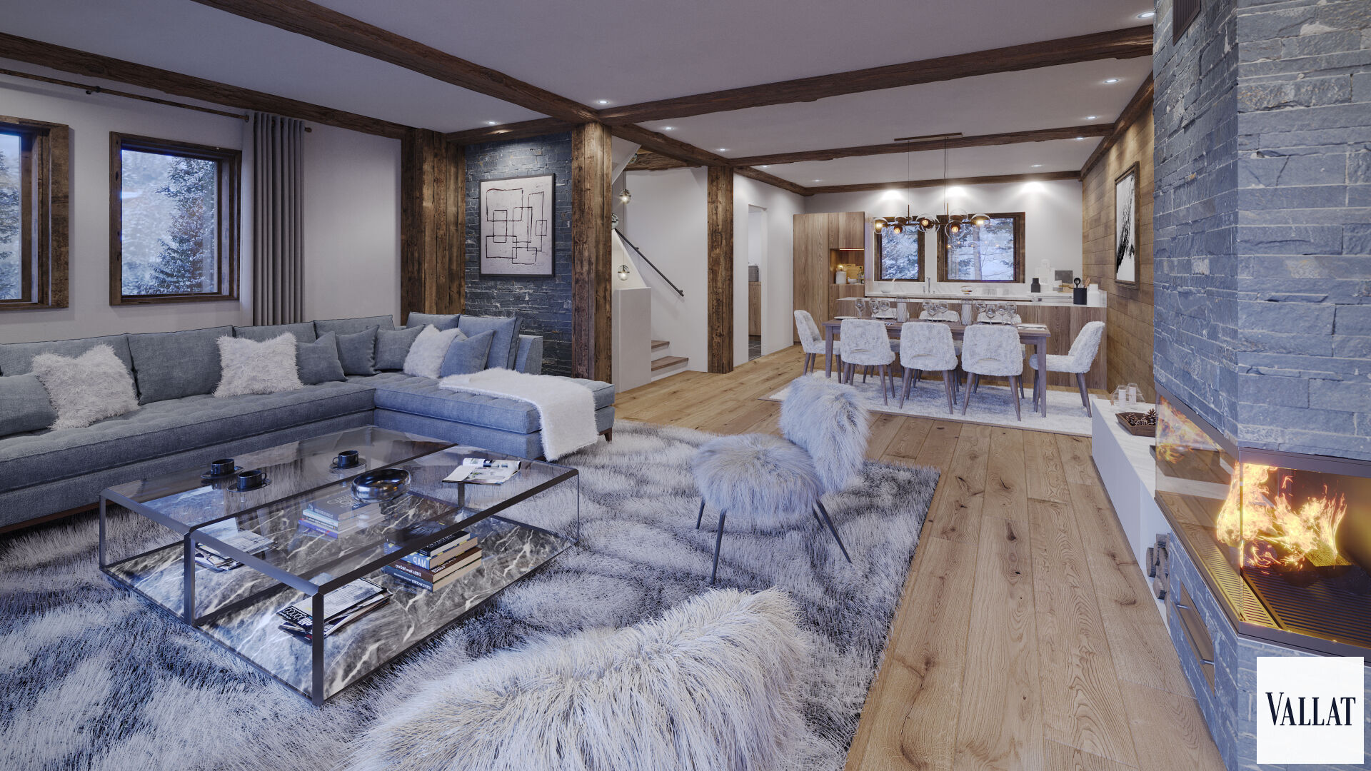 Photo Demi-Chalet d'Exception à Praz-sur-Arly : 6 Pièces, 159 m² image 2/6