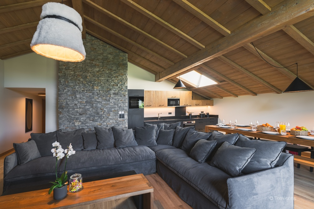 Photo Rare T6 en dernier étage à Megève image 2/6